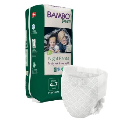 Эко-штаны Bambo 7 Dreamy Boy Night 15-35кг, 10 шт