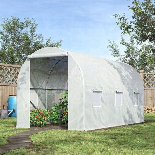 БЕЛЫЙ ПЕРСАД ТУННЕЛЬ ИЗ ФОЛЬГИ 6 м² 300x200 см ТЕПЛИЦА