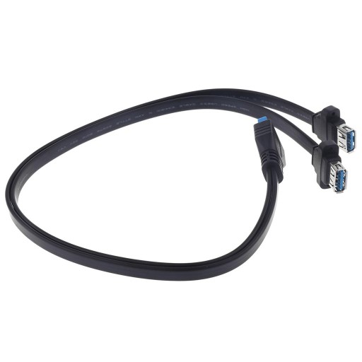 2 гнездовых порта USB 3.0 A для материнской платы, 20 контактов совпадают
