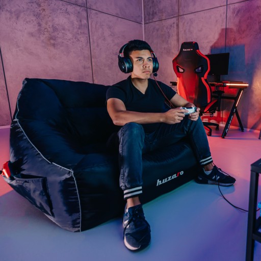 Игровой пуф FOR GAMERS XXL CHAIR Huzaro Winner 5.0 Black