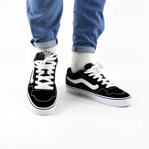 Buty miejskie męskie trampki old skool black VANS CALDRONE VN0A5JM2BA2 42