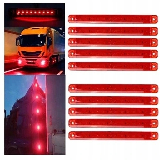 9LED Lights габаритные фонари 12В 24В 10 шт.