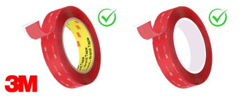 Лента 3M VHB 5962 САМАЯ ПРОЧНАЯ 9ммх3м + очиститель 3М