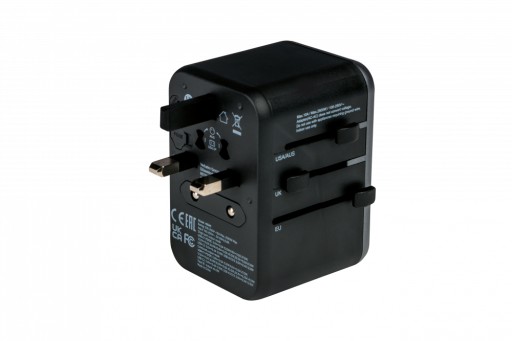 Дорожный адаптер Verbatim UTA-04 глобальный-глобальный 3xUSB 2xUSB-C PD QC