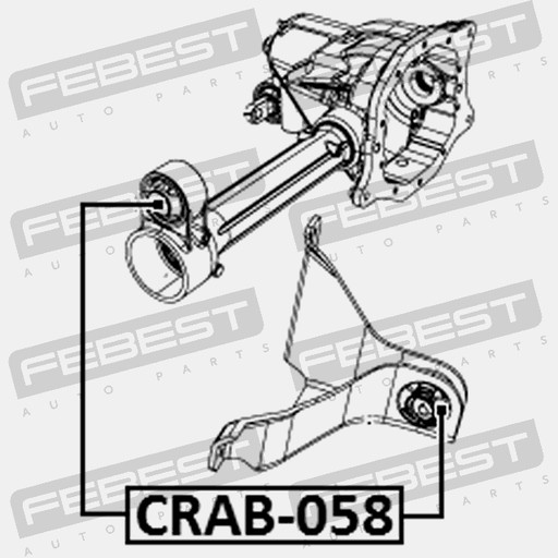 САЙЛЕНТБЛОК РЫЧАГА JEEP GRAND CHEROKEE III 2004-2010 гг.