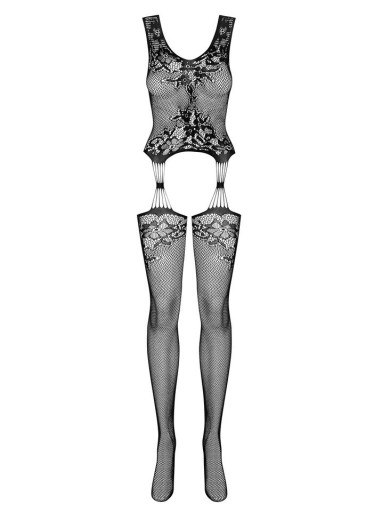 СЕТЧАТЫЙ БОДИ-ЧУЛОК OBSESSIVE F221 XL/XXL