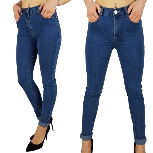 #DAMSKIE SPODNIE JEANSOWE Indianapolis 2 Push - Up