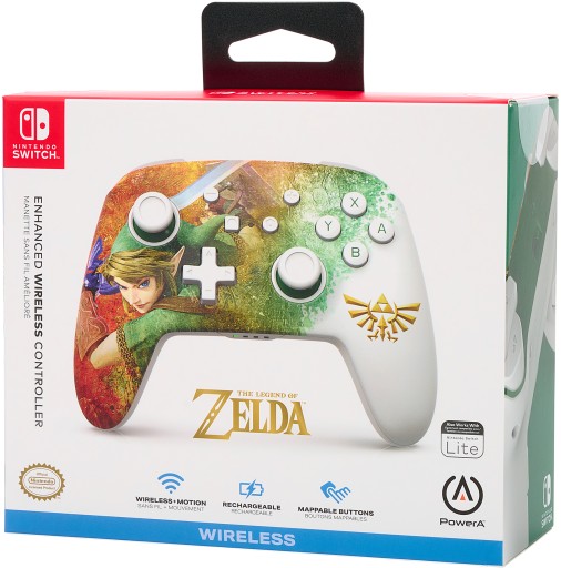 Защитная накладка PowerA SWITCH Зельда Линк Акварель