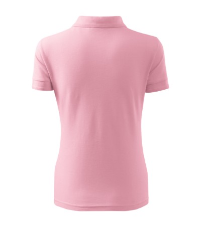 KOSZULKA PIQUE POLO DAMSKA MALFINI 210 BAWEŁNIANA T-SHIRT różowa S