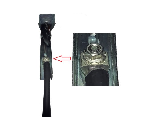 PRZEWÓD SPAWALNICZY MASOWY MIG/MAG TIG PLAZMA MMA 320A 35mm2 ŁW/ŁP 4m