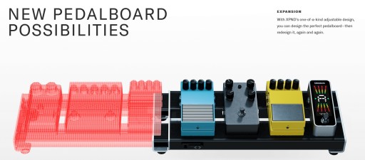 PW-XPNDPR-02 Подставка для двух эффектов для педалборда XPND 1 D'Addario