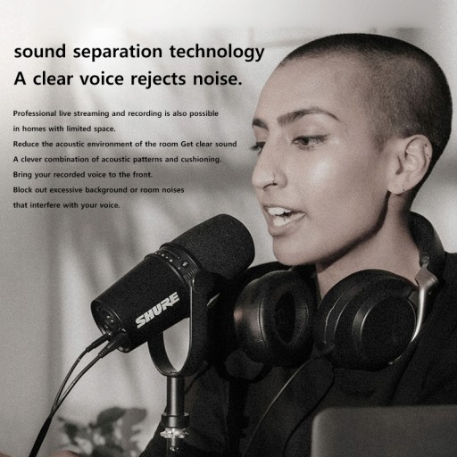Микрофон для подкастов Shure MV7, серый
