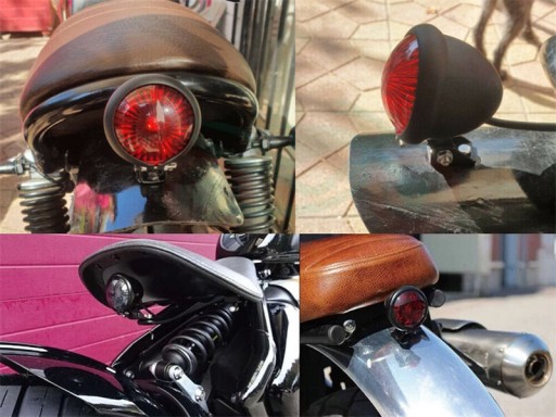 Светодиодный задний фонарь для мотоцикла Bicycle and Cafe Racer Universal