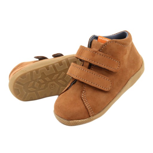 Brązowe Skóra naturalna Buty Mazurek r.20