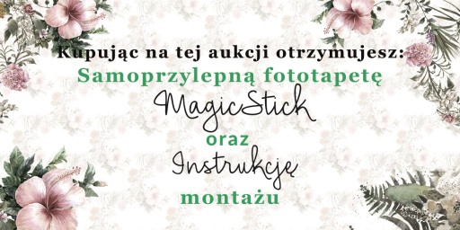 Tapeta ścienna Kolorowe kwiaty i liście 104x70 cm