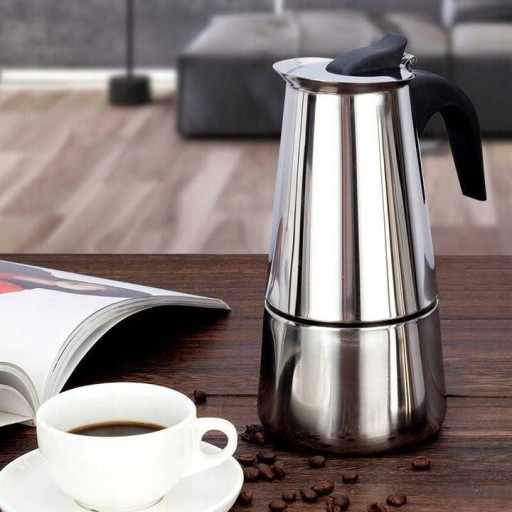 Кофейник Moka Pot из нержавеющей стали 300мл