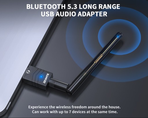 Zexmte 100M Bluetooth 5.3 Adaptor Бесплатный USB-драйвер