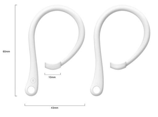 UCHWYT ZACZEP NA UCHO do APPLE AIRPODS PRO 1 2 3