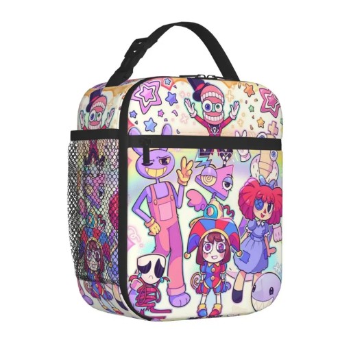 Insulated Lunch Tote Bag The Amazing Digital Circus Merch Jax Pomni Zooble
