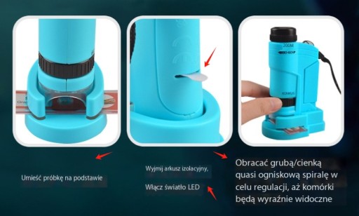 Minilabsters Miniscope Дети, Портативный микроскоп для мини-лобстеров, Минископ