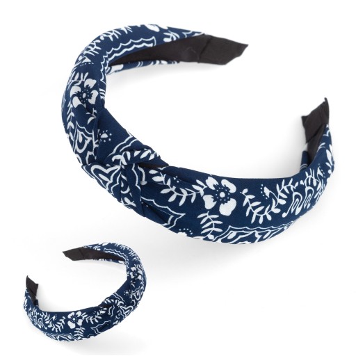 Opaska do Włosów Bandamka Damska Supeł Węzeł Turban Pin Up Bowknot Bandanka