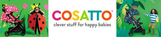 Коляска + сумка + адаптеры Cosatto Wowee — разноцветная