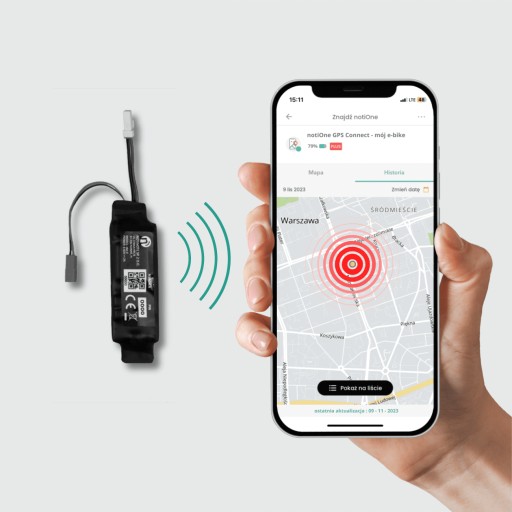 notiOne GPS Connect Электрический велосипедный локатор BOSCH N-SMART