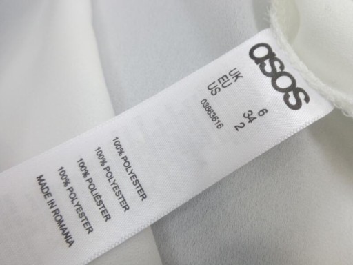 34 ASOS MATERNITY DŁUGA TUNIKA CIĄŻOWA ECRU T2097