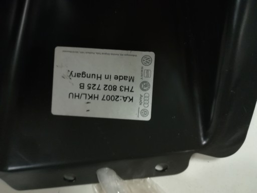 Опорный элемент для VW Transporter OE 7H3802725B