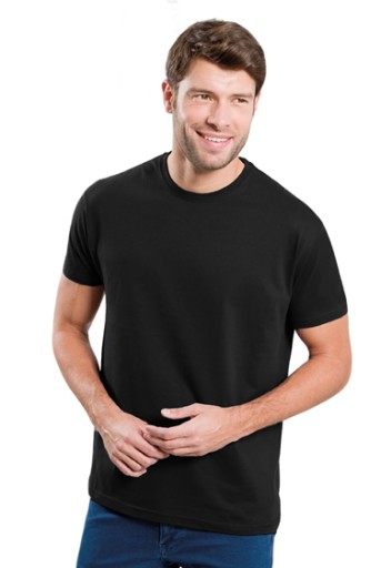 T-SHIRT MĘSKA koszulka bawełniana JHK TSRA-150 brązowa BR r. L
