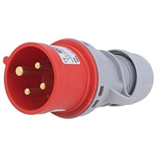 Wtyczka siłowa przenośna 32A 3P+Z 400V IP44 
