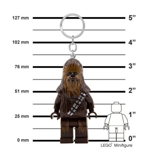 Брелок со светодиодной подсветкой LEGO STAR WARS CHEWBACCA LGL KE100H