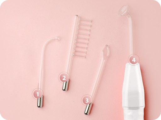 DARSONVAL DERMA WAND ЭФФЕКТИВНЫЕ ЭЛЕКТРОДЫ PELOTS - 4 шт САМЫЕ СИЛЬНЫЕ