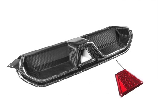 Карбоновый диффузор Задний спойлер BMW F90 CS Style LED