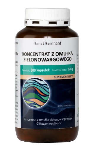Зеленогубые мидии 300 капсул Sanct Bernhard