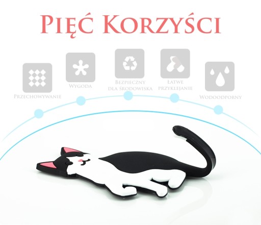 Ozdobny haczyk wieszak podpórka na telefon panda