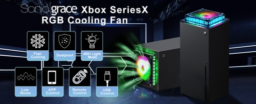 Охлаждающий вентилятор RGB для консоли Xbox Series X