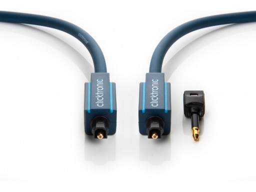 Оптический кабель CLICKTRONIC Toslink + реклама. Джек 3м ПРО