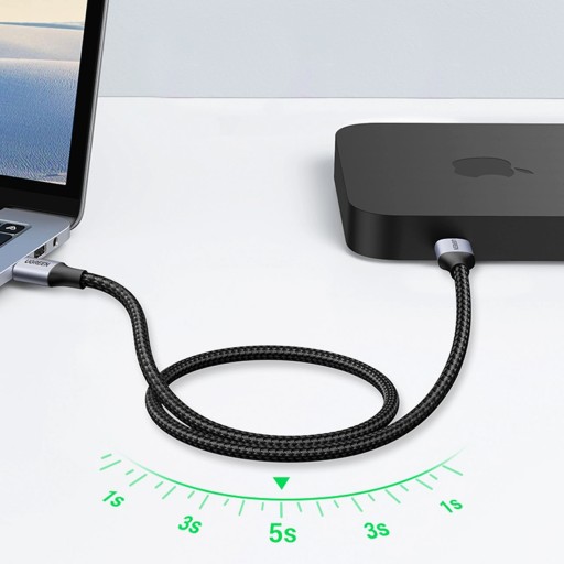 Кабель Ugreen USB - USB 3.0 5Гбит/с 2м серый (US373)
