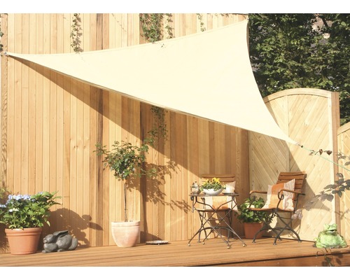 SUN SAIL ПАРУС, БЕЖЕВЫЙ ТРЕУГОЛЬНИК, 3,6 м