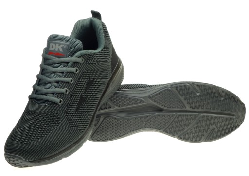 Buty Męskie Sportowe DK FLAXER Lekkie Adidasy Przewiewne Grey 42