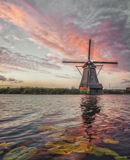 Алмазная вышивка Diamond Mosaic 5D Windmill