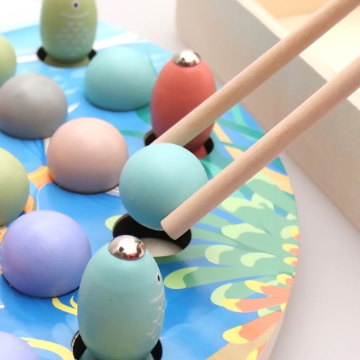 Деревянная игра-рыбалка CAT MONTESSORI