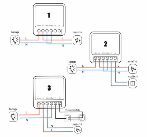 Контроллер освещения, розетки 16А, 1 канал с ваттметром WIFI TUYA