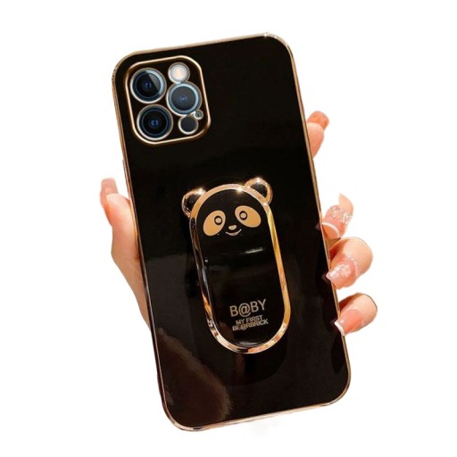 Чехол для телефона Cute Panda, держатель для телефона IPhone 15