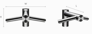 Kran suszarka do rąk Dyson TAP WD04 Airblade short AB09 WODA + SUSZENIE