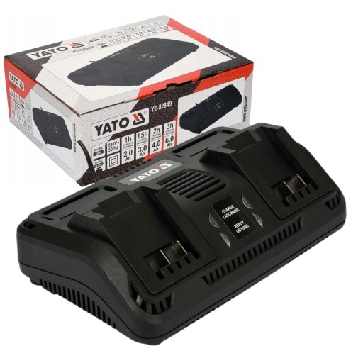 ДВОЙНОЕ ЗАРЯДНОЕ УСТРОЙСТВО YATO 18V YT-82849