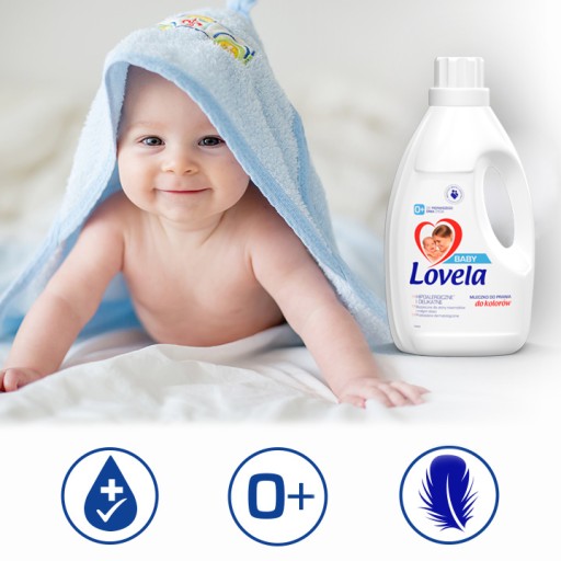 LOVELA Baby Mleczko цветное моющее средство для младенцев и детей 1,45 л