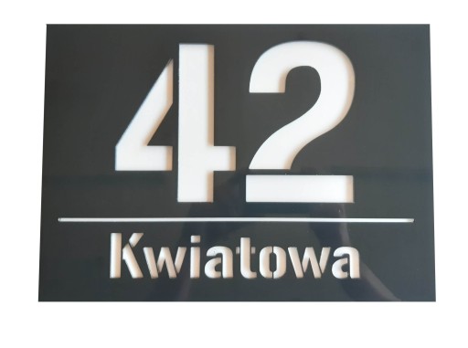 Подсветка номера дома LED АНТРАЦИТ + Сумерки