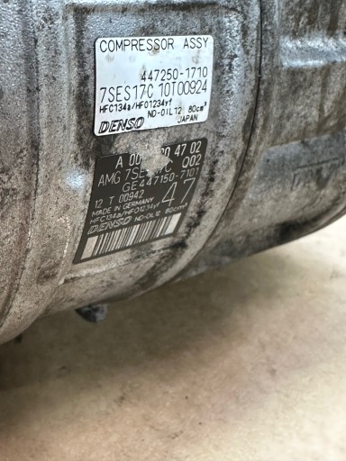 Компрессор кондиционера, Mercedes E63, компрессор C63